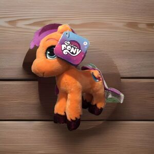 My Little Pony Sunny Starscout 7" Plush Hasbro G5 Orange Purple Stuffed Toy NWT
